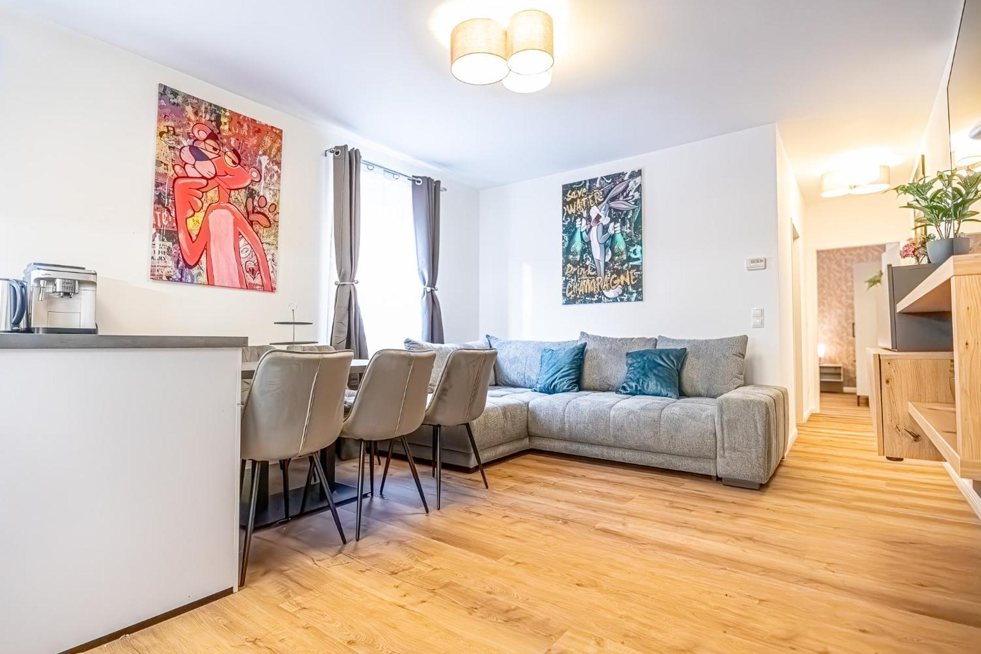 Charming 1Br And 1Lr Apt Modern Design Donaustadt Viena Exterior foto