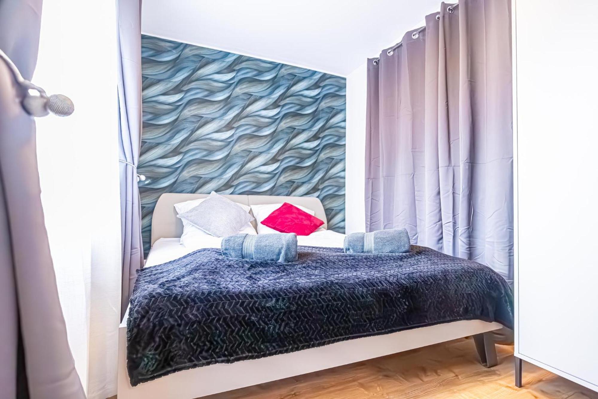 Charming 1Br And 1Lr Apt Modern Design Donaustadt Viena Exterior foto